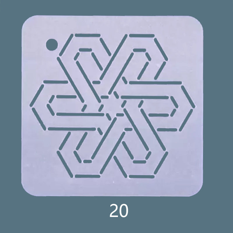 Frosted Textured Mesh Curved Ruler