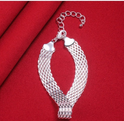925 silver woven bracelet