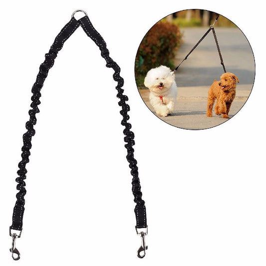 Pet Dog Nylon Leash Double Head Collar