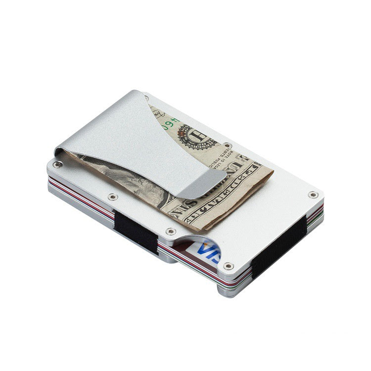 Mens RFID Blocking Slim Money Clip Wallet ID Credit Card Holder Thin Minimalist