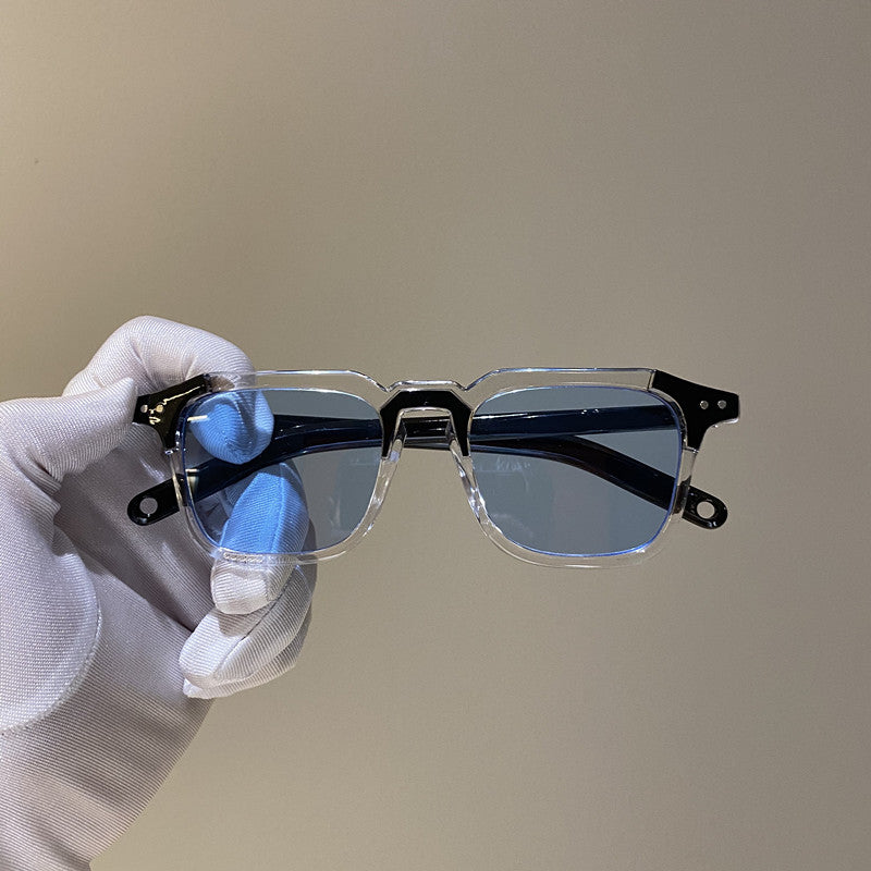 Small Square Rice Nail Sunglasses Female Trendy Personality Glasses