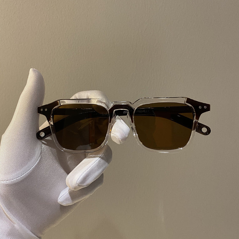 Small Square Rice Nail Sunglasses Female Trendy Personality Glasses