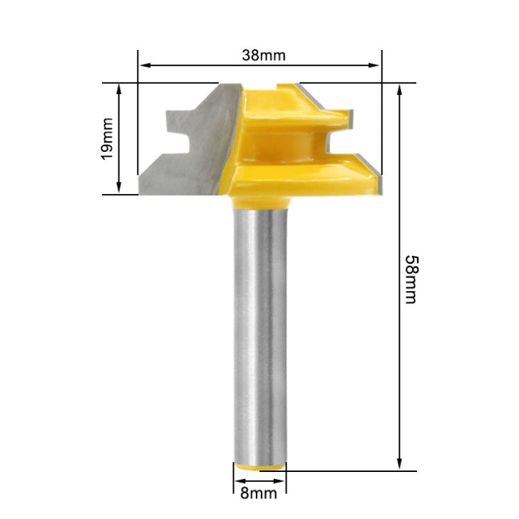 45 Degree Woodworking Tenon Cutter