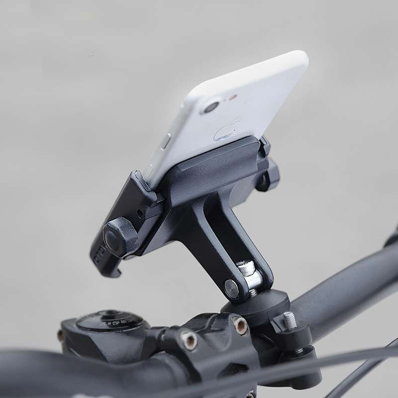 DEROACE Bicycle Phone Holder Universal Support Telephone Handlebar Mount Bracket Electric Vehicle Aluminum alloy Phones Holders