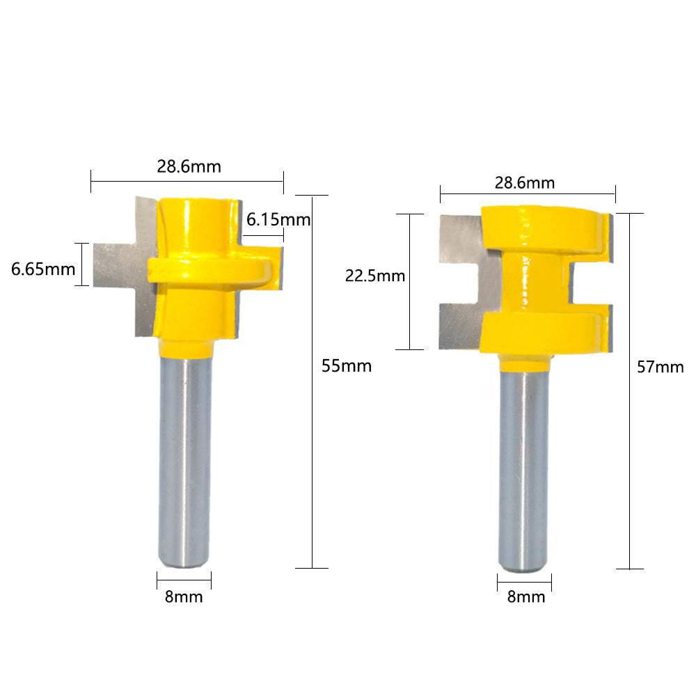 Woodworking milling cutter tenon cutter