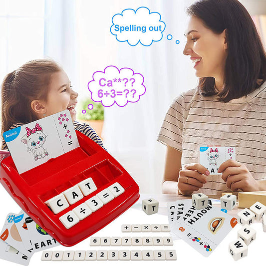 Assemble English Words Children's Card Alphabet Machine