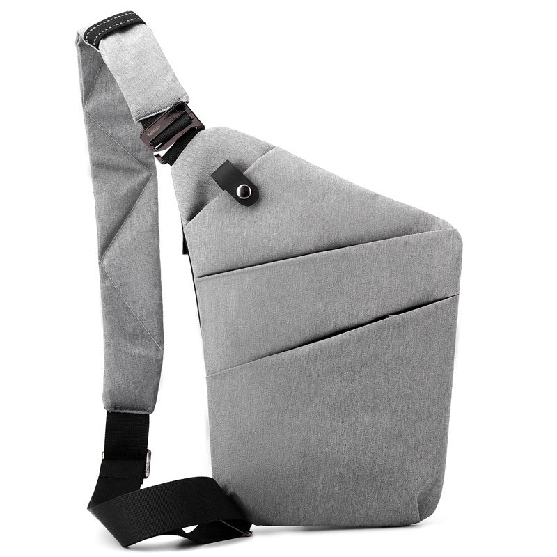 Canvas Chest Bags For Men And Women Across One Shoulder