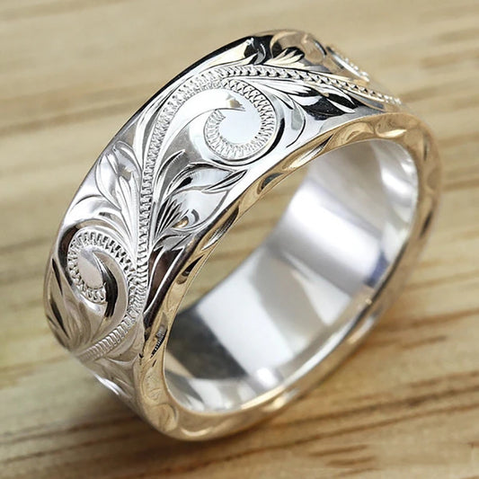 Simple 925 Silver Rings Women Fashion Party Jewellery Gifts