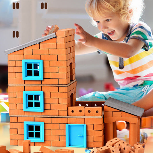 Educational Toys Little Mason Toys Mini Build A House
