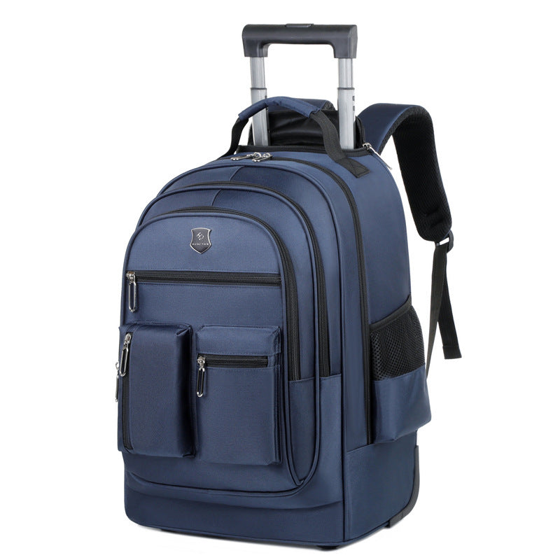 Trolley Backpack Ultra-light Trolley Bag Large Capacity Single-directional Wheel