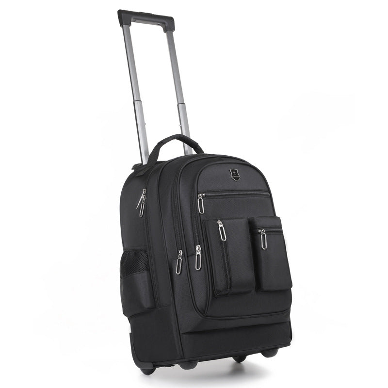 Trolley Backpack Ultra-light Trolley Bag Large Capacity Single-directional Wheel