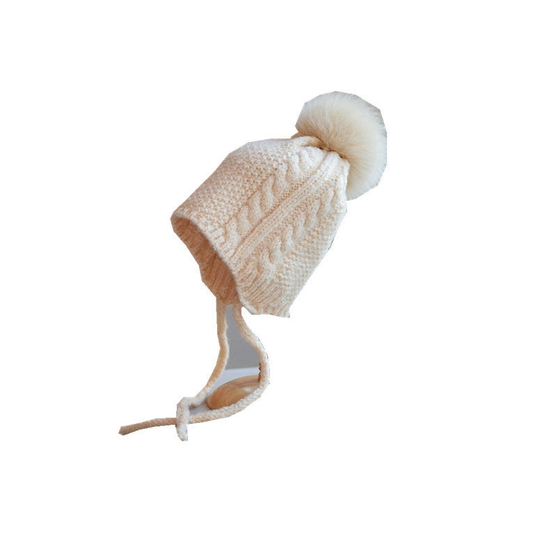 Cute Braid Woolen Cap Women