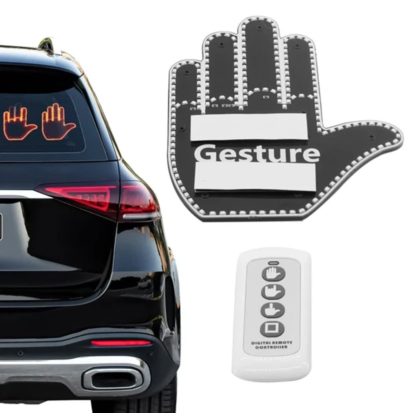 Car Finger Lights Gesture Light Car Multifunction Warning Light