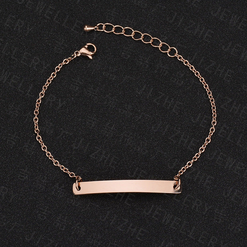 Custom Engraved Name Bracelet