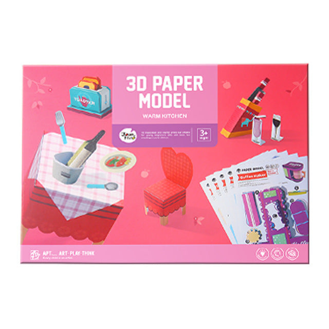 DIY Handmade Three-dimensional Origami Children's Educational Toys