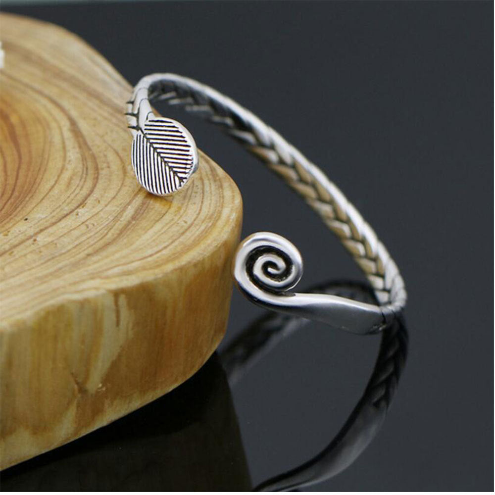 925 Silver Custom Bracelet With Vintage Openings