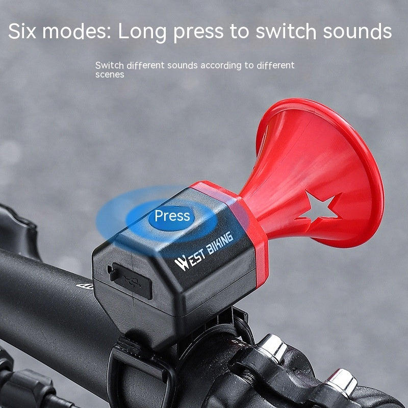 Bicycle Horn USB Charging Bell