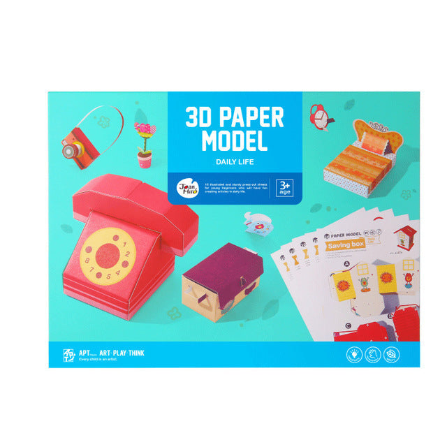 DIY Handmade Three-dimensional Origami Children's Educational Toys