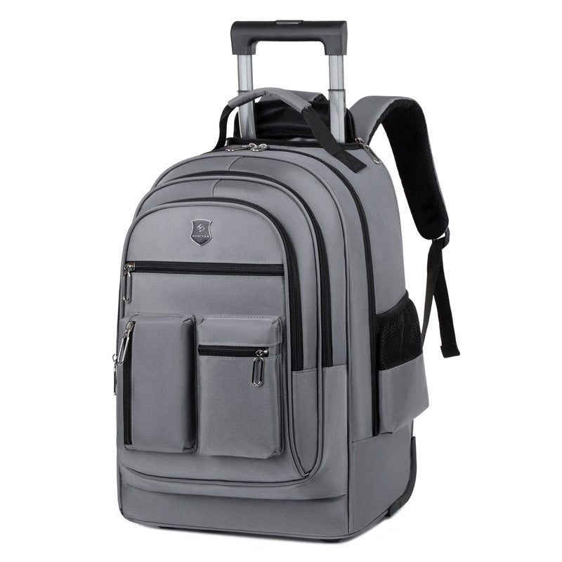 Trolley Backpack Ultra-light Trolley Bag Large Capacity Single-directional Wheel