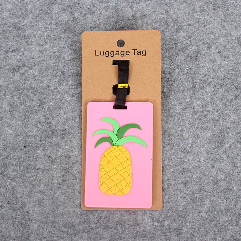 Travel Accessories Cute Animals And Fruits Luggage Tag